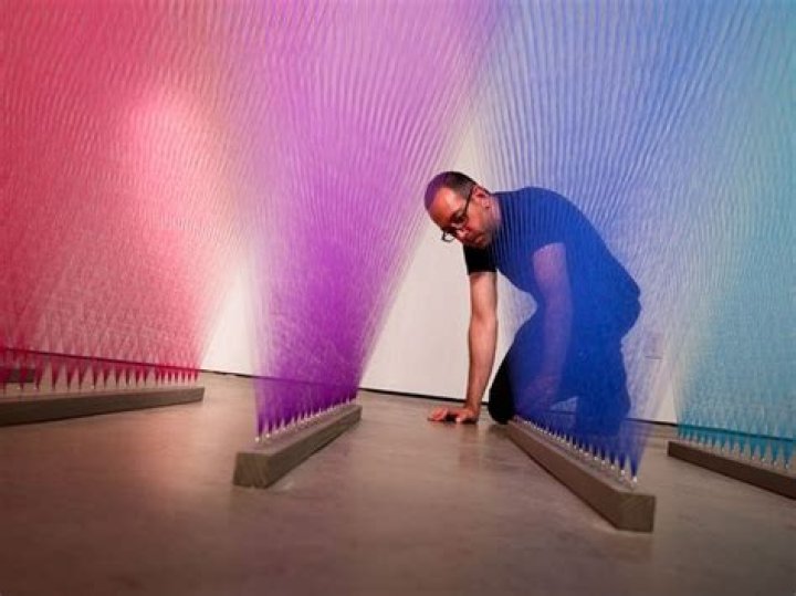 Gabriel Dawe Working on Thread Installations