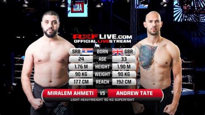 How tall is Andrew Tate